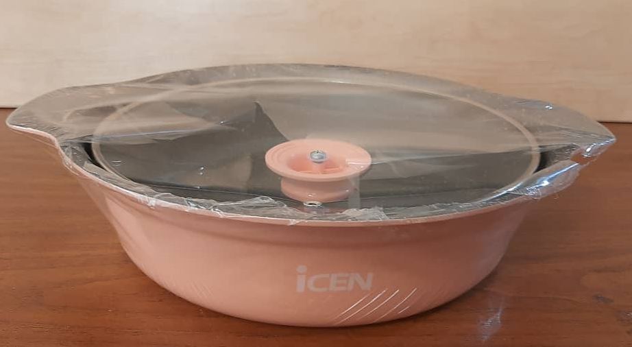 تابه دو دسته 26 سانتی سرویس قابلمه و تابه 13 پارچه آیسن مدل IE-G1361  